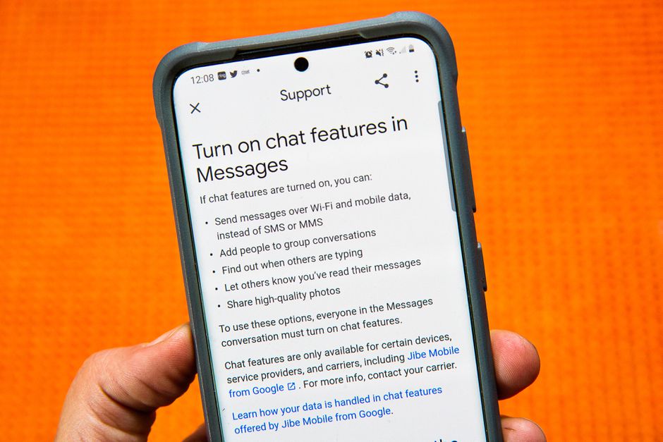 can you do chat on your mac for pixel phone